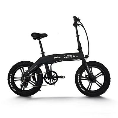 Wholesale 20 inch fat tire foldable electric bicycle 48v 750w folding electric bike