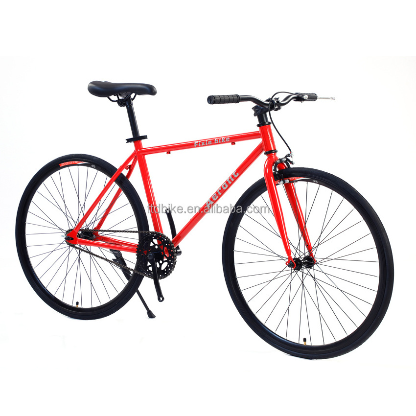 Bike Factory Manufacturer 2024 New Steel Frame 26 inches fixed gear bike/Fixie bicycle/Rear Wheel Single speed dead fly bikes