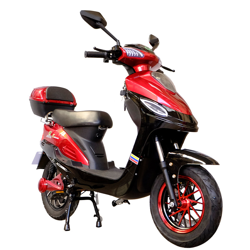 adult electric bicycles wide wheels scooter electric bike with trunk