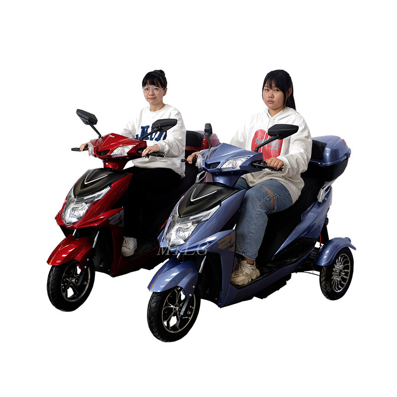 Triciclo Electrico De Carga Electric Three Wheel Tandem Moto 60V 45AH Bike 1000W Cheap Electric Tricycle Passenger 800w/1000w