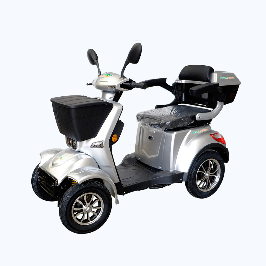 4 Wheel Electric Scooter Off Road Ebike 4 Wheels Electric Four Wheeler for Adults Bluetooth Unisex 48v Lithium Battery 10 - 20ah