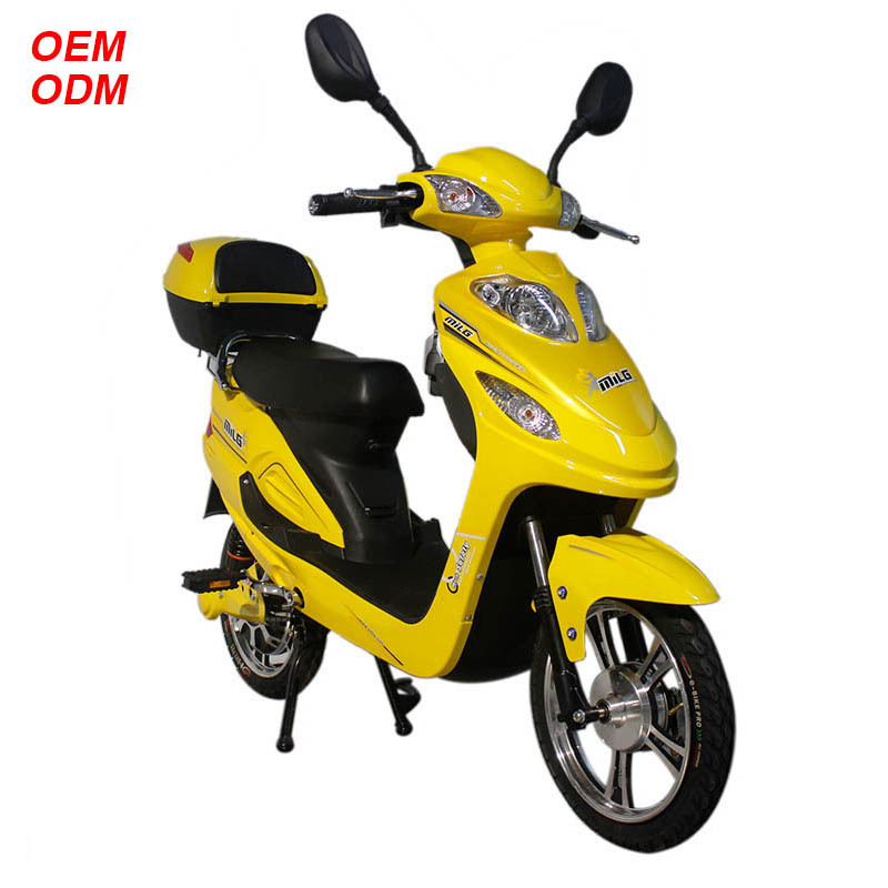 MiLG Wholesale CE EEC Elektro 350W/500W Pedal Assist Electric Scooter motorcycles with seat