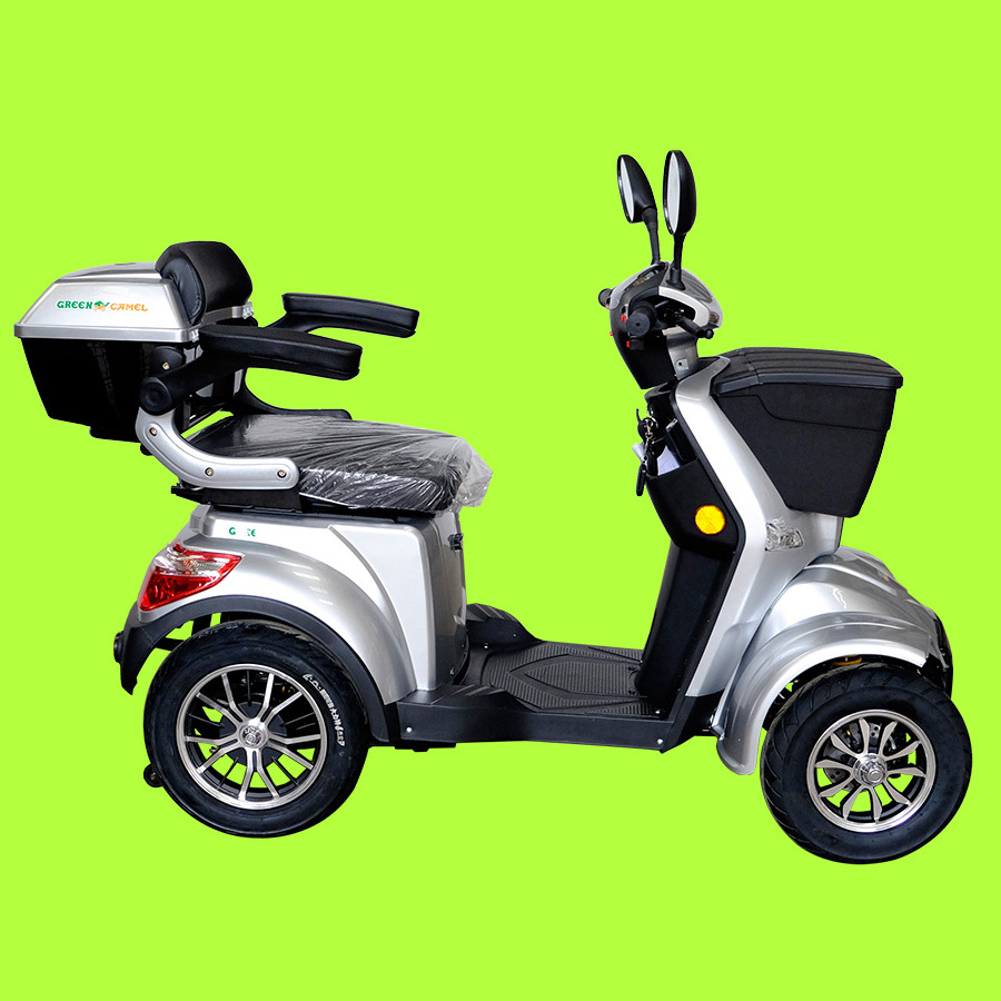 4 Wheel Electric Scooter Off Road Ebike 4 Wheels Electric Four Wheeler for Adults Bluetooth Unisex 48v Lithium Battery 10 - 20ah