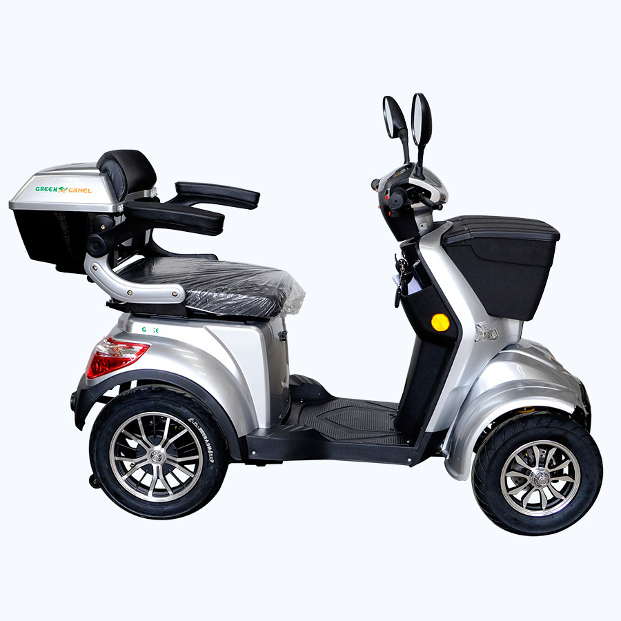 4 wheel electric scooter off road ebike 4 wheels electric bike 4 wheel mobility electric scooter for elderly