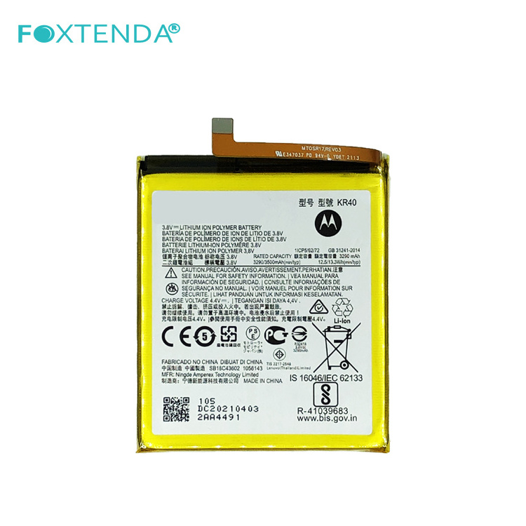 Replacement Mobile Phone Battery KR40 3500mAh battery for cobalt for Moto One Vision XT1970 fast charging