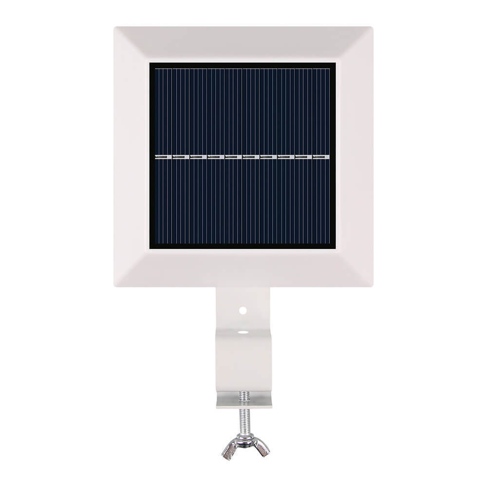 Fteck Exterior Waterproof Aluminum Focos Solares Outside Led Wall Lamp Solar Motion Sensor Wall Mounted Garden Outdoor Lights