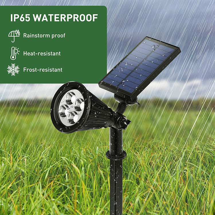 Wholesale Waterproof Garden Solar Spotlight Lampe Led Wall Mount Solar Motion Spot Light Outdoor