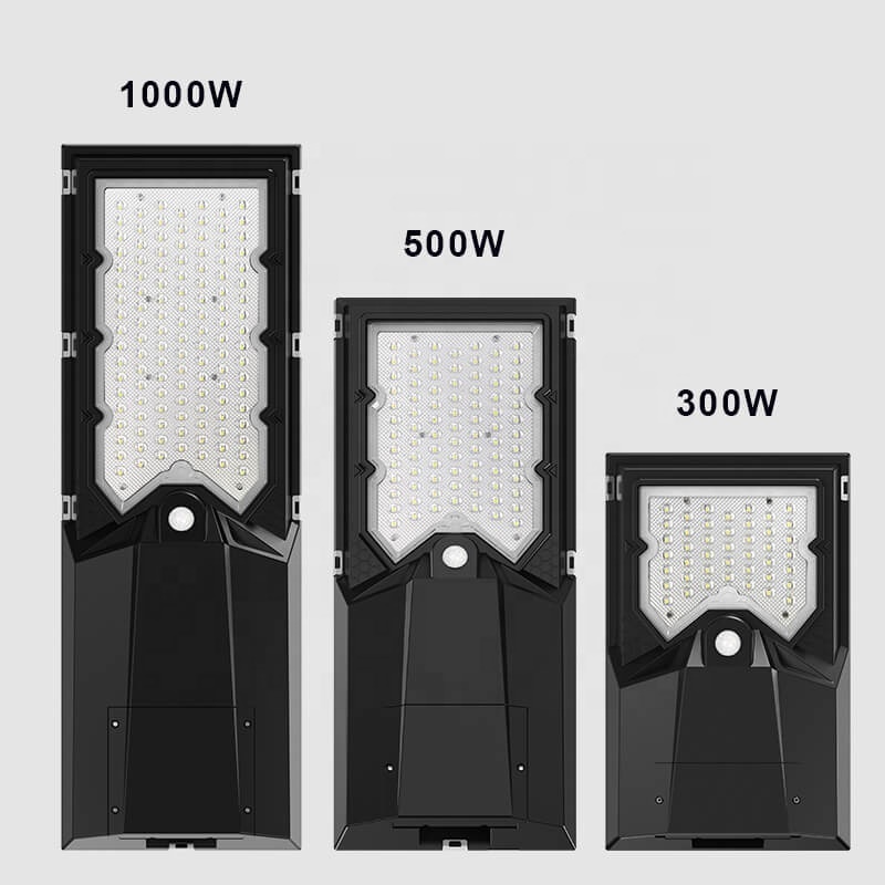 Fteck Energy Saving Smd 3030 Waterproof Outdoor Solar Streetlights Road Lamp Led PIR Solar All In One Street Lights