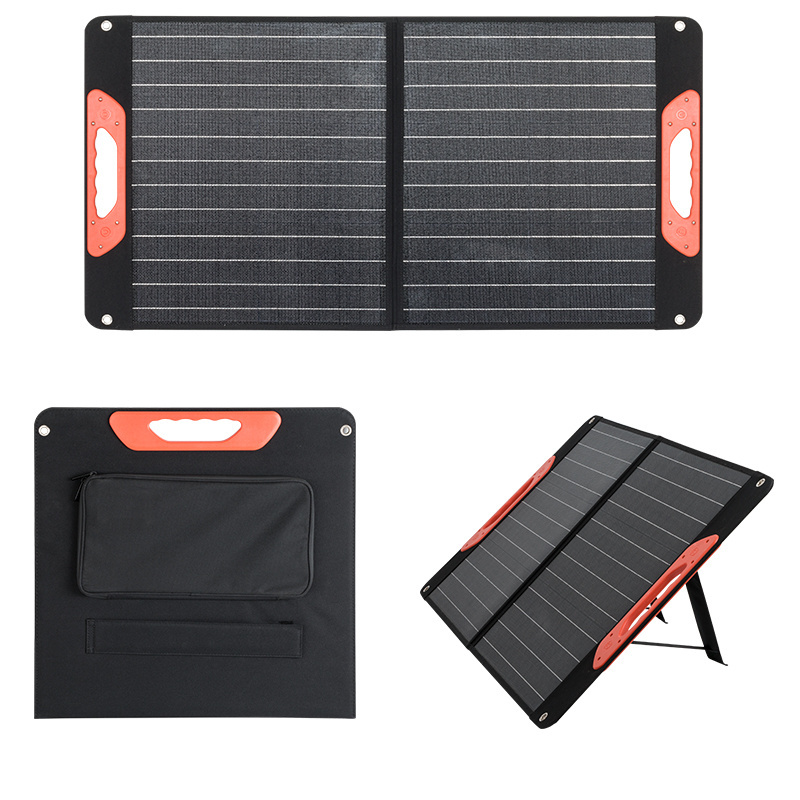 Wholesale Waterproof 100w portable folding outdoor camping monocrystalline silicon foldable solar panel