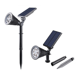 Wholesale Waterproof Garden Solar Spotlight Lampe Led Wall Mount Solar Motion Spot Light Outdoor