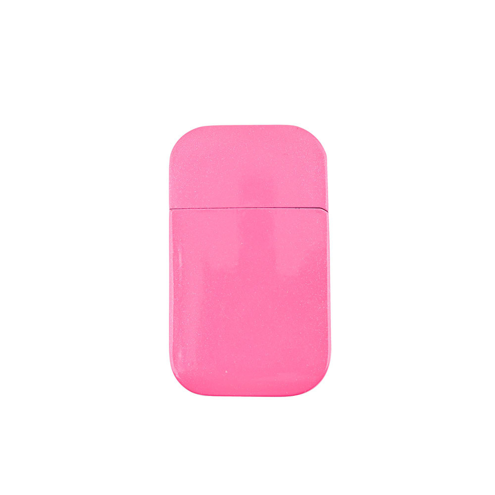 custom logo Pink Flame portable wholesale double-sided printing windproof gas refillable factory lighters