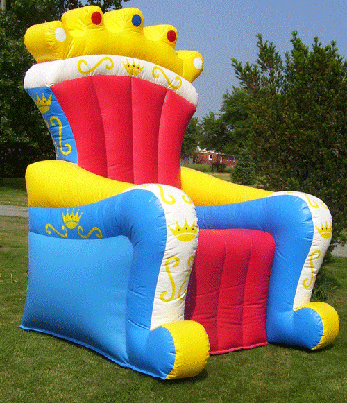 Custom inflatable king throne inflatable throne inflatable chair for party