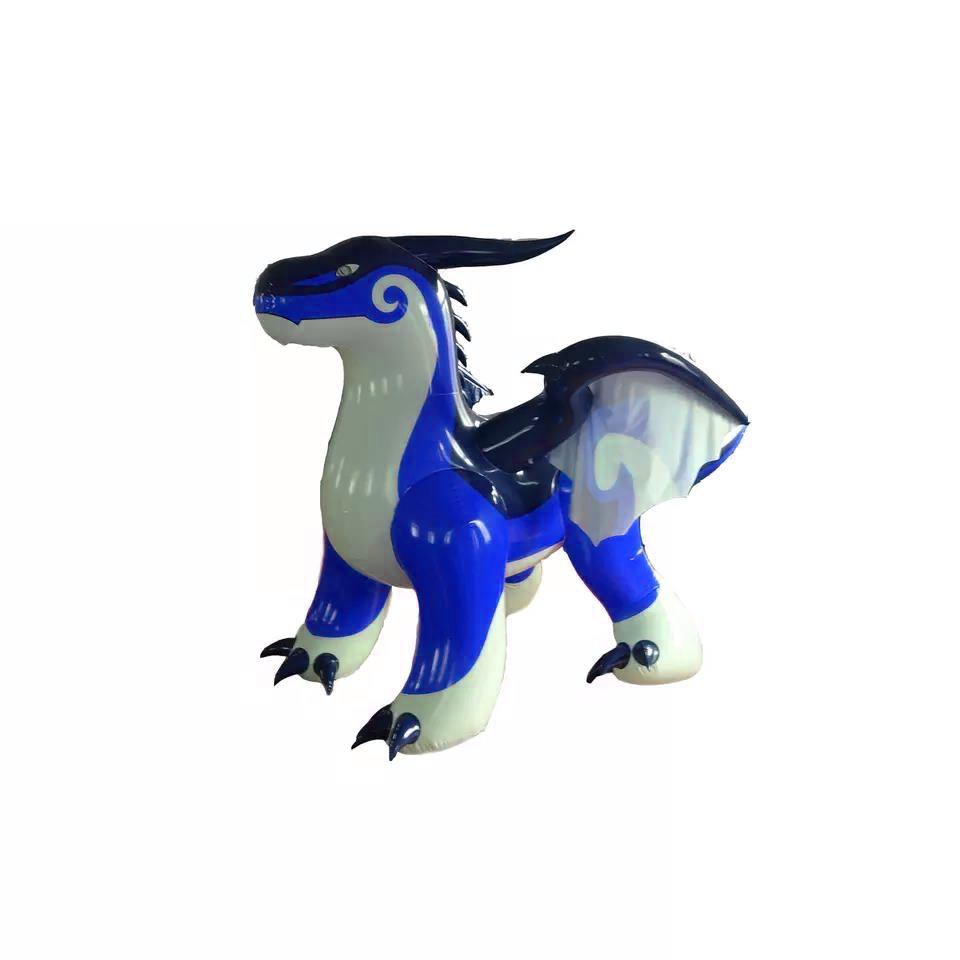 2022 factory custom PVC inflatable toothless animal character inflatable dragon toy for holiday festival decoration