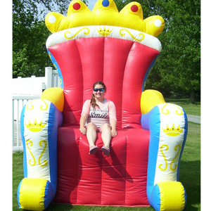 Custom inflatable king throne inflatable throne inflatable chair for party