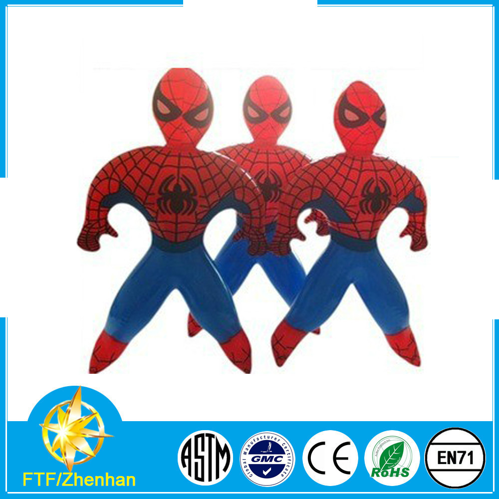 Hot Sell Customize Inflatable Spiderman Toy For Children