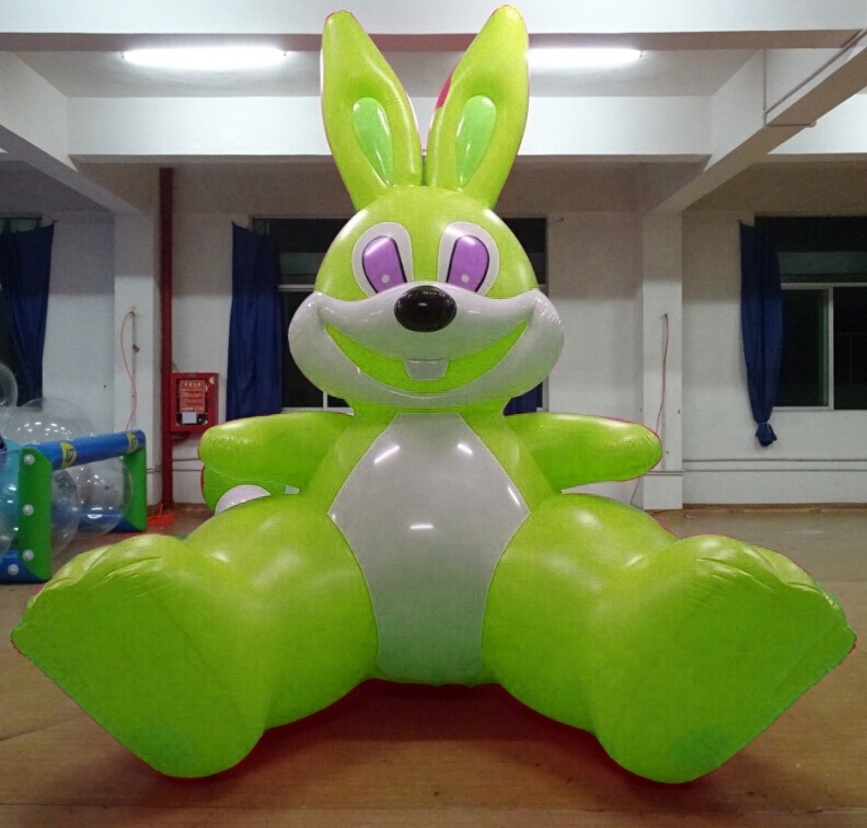 3.5 meters height big inflatable rabbit for outdoor advertising