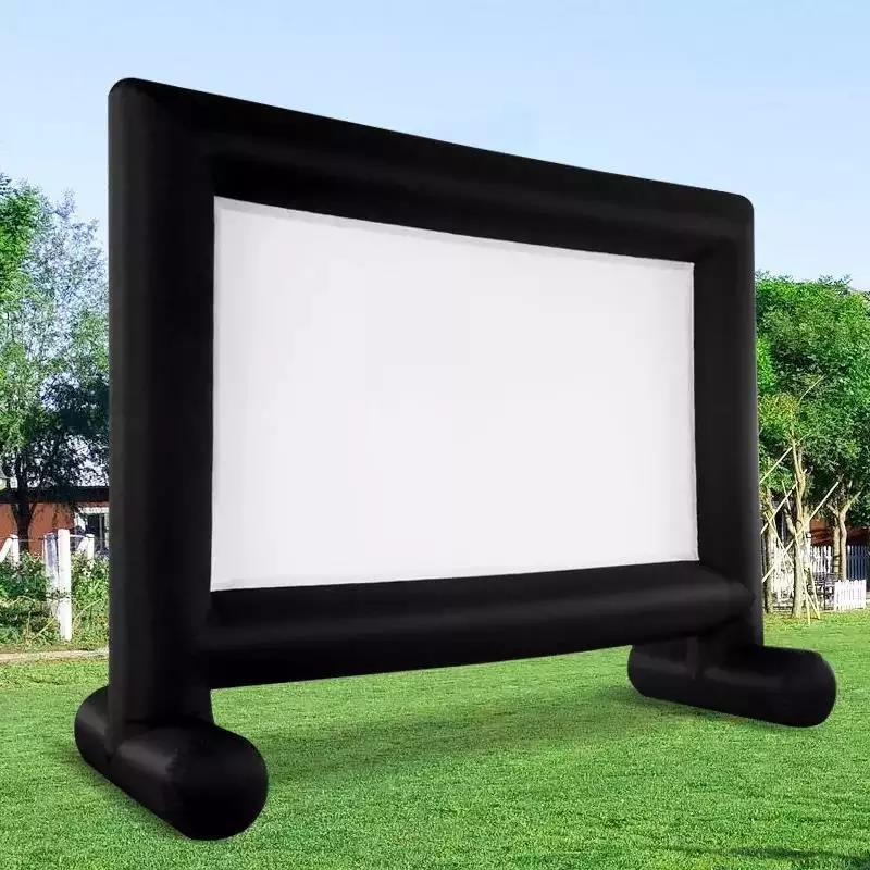 Factory Price Inflatable Outdoor TV Projector Screen Floating Movie Screen Inflatable Projector Movie Screen