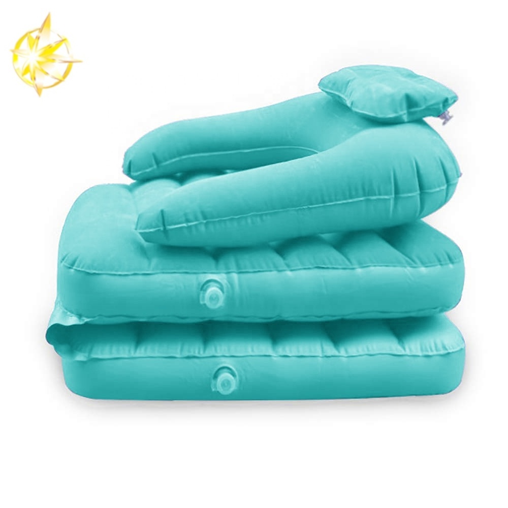 Portable  four Seasons Universal Modern Minimalist Flocking inflatable armchair, Inflatable  Sofa bed