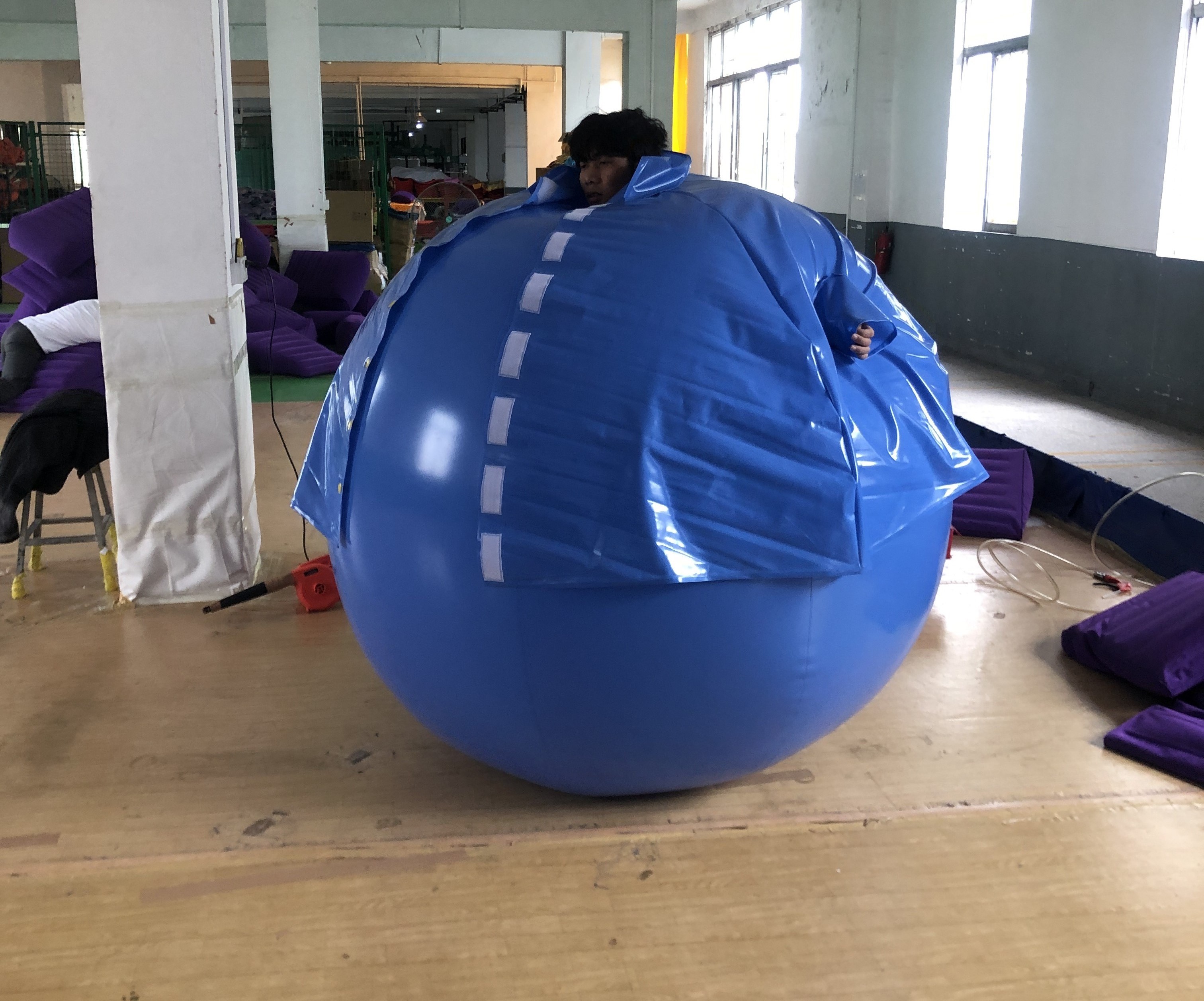 Factory Price Inflatable Costume Bouncy Inflatable Ball Suit Blueberry inflation Suit