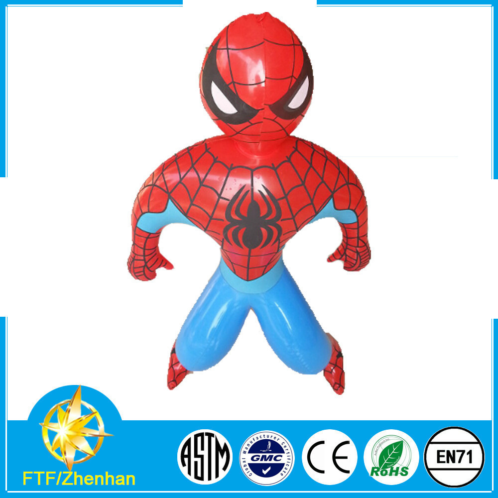 Hot Sell Customize Inflatable Spiderman Toy For Children