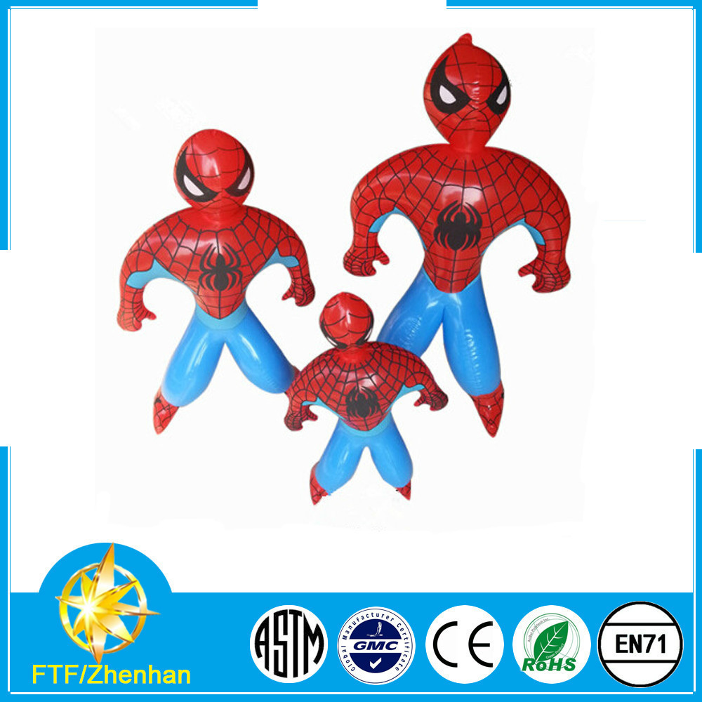 Hot Sell Customize Inflatable Spiderman Toy For Children