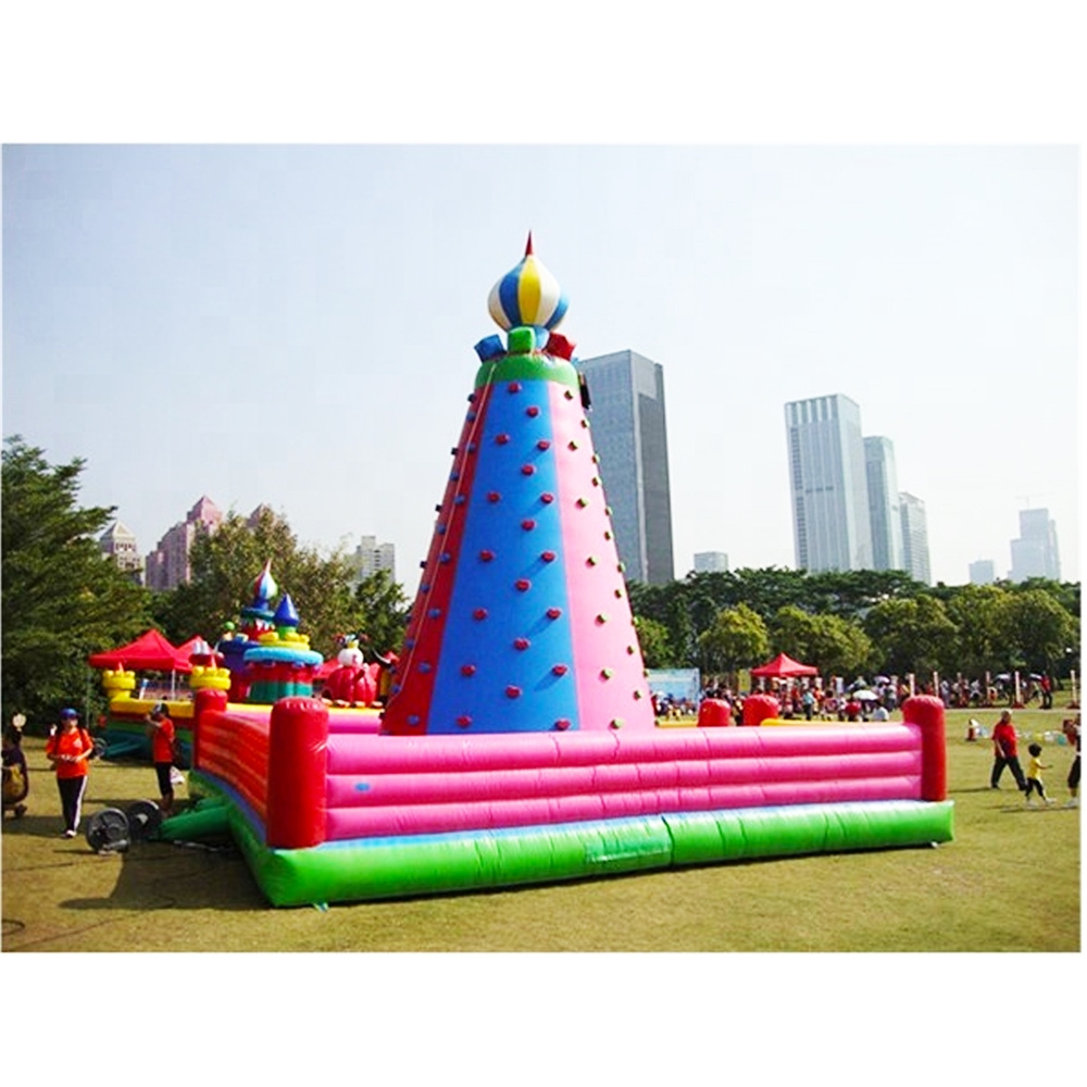 2022 Inflatable climbing wall adults use inflatable rock walls to float