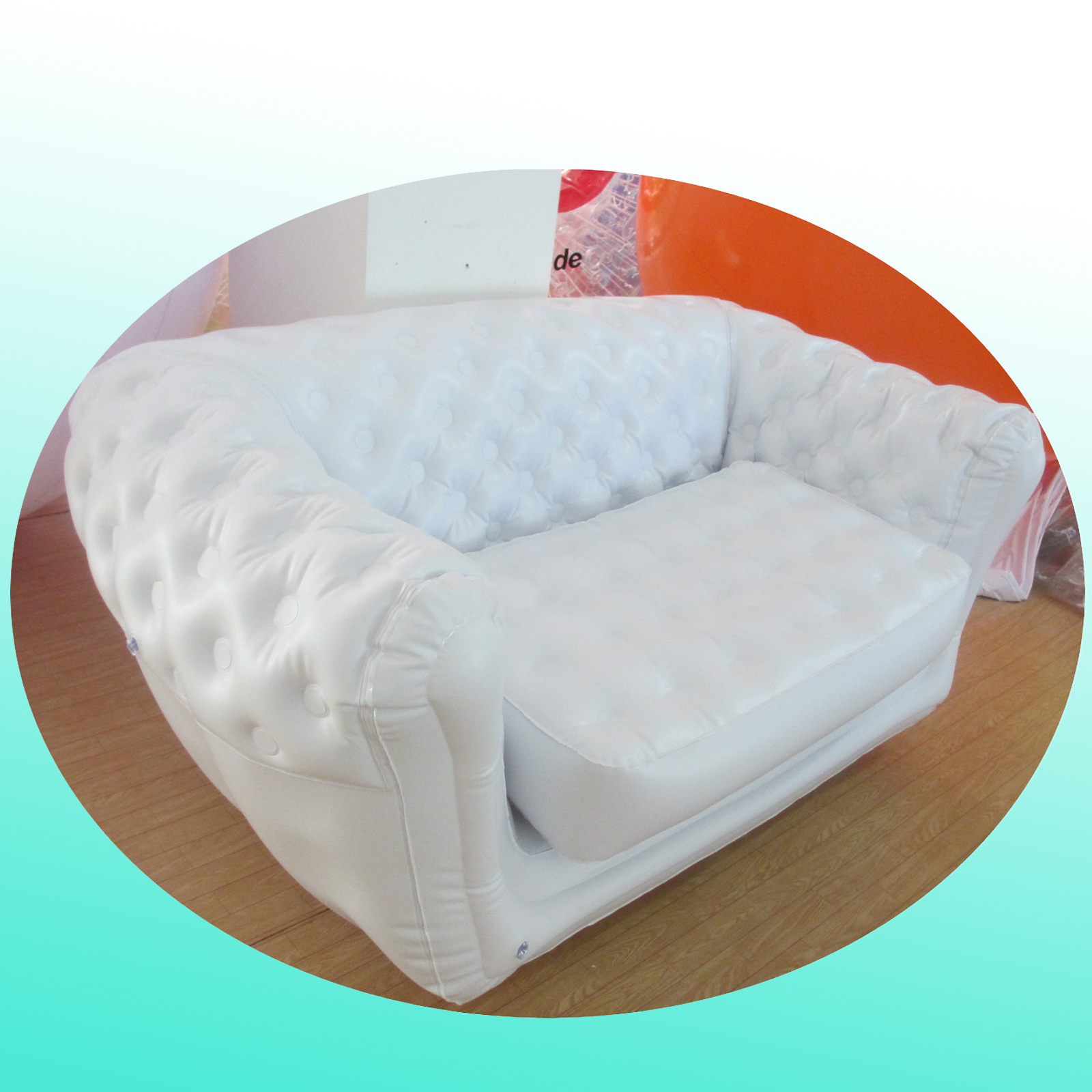 classic style furniture 2 seat inflatable sofa for living room furniture