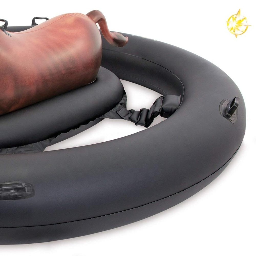 Bull Rider Pool Float Inflatable bull float tube swimming pool water party ride on toys for ...