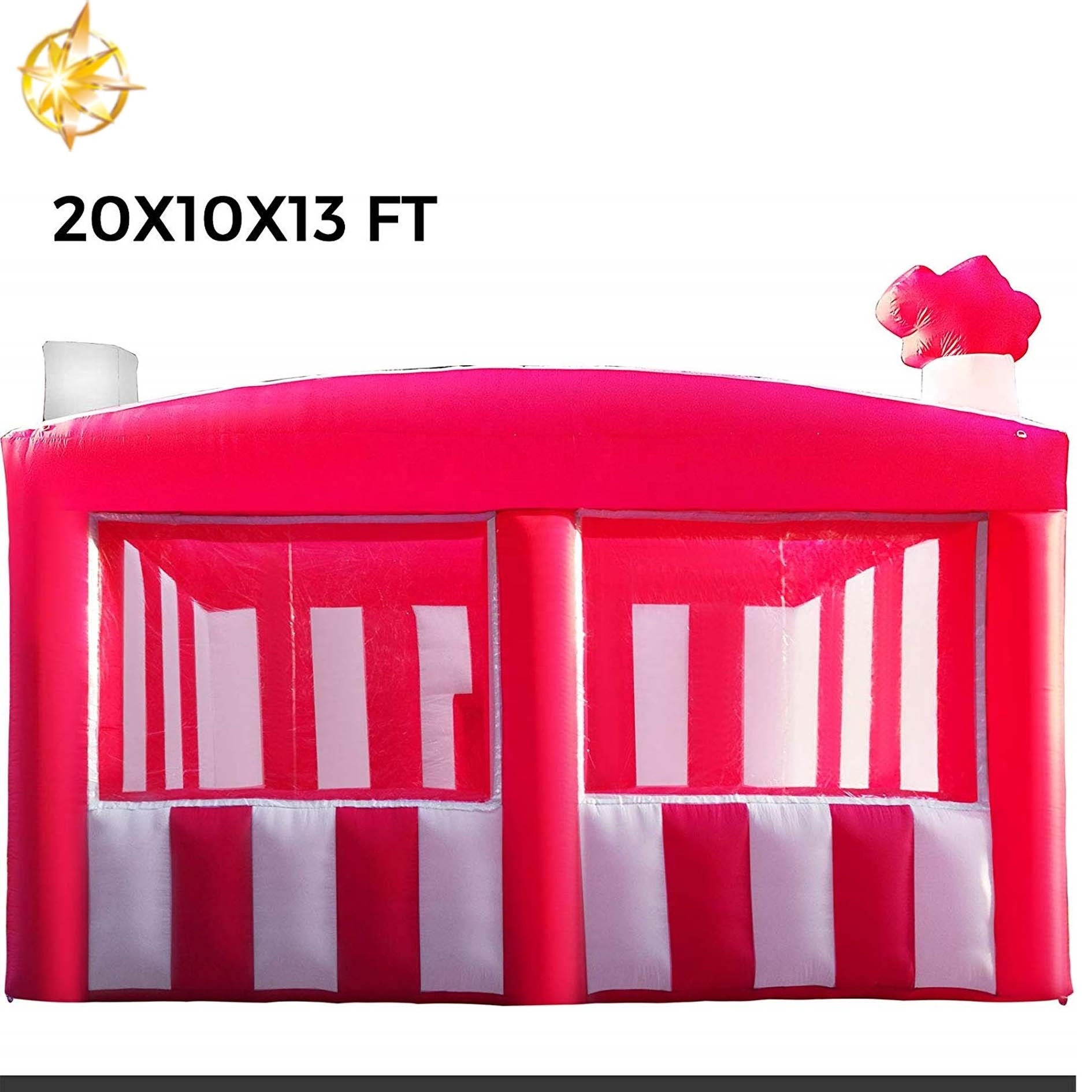 Commercial Inflatable Concession Stand with Curtains Food Drink Tent Booth