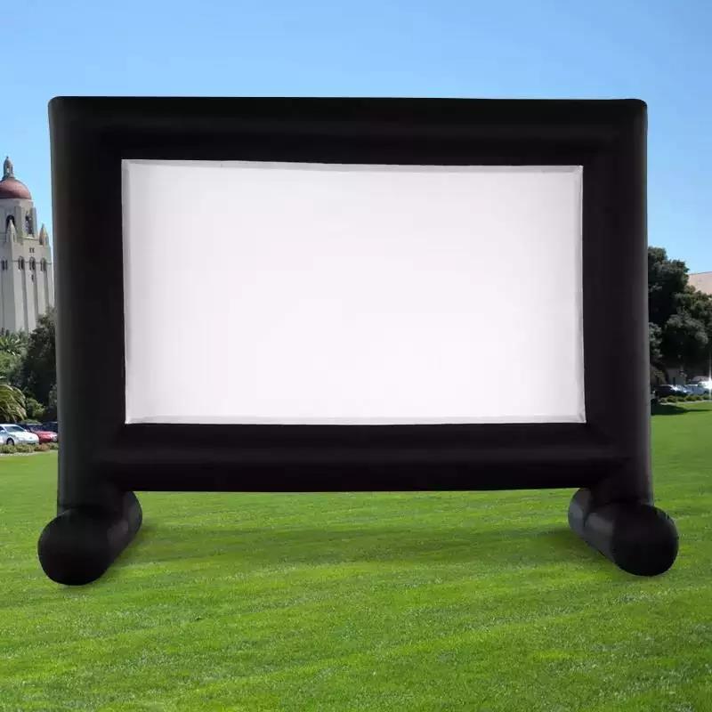 Factory Price Inflatable Outdoor TV Projector Screen Floating Movie Screen Inflatable Projector Movie Screen