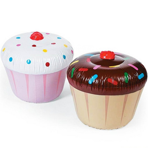 Custom inflatable PVC cupcake stools inflatable stools for children's family party