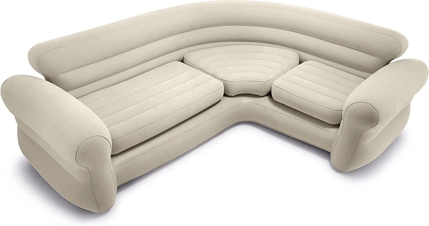 2022 simple fashion design custom inflatable sofa bed foldable inflatable chesterfield sofa