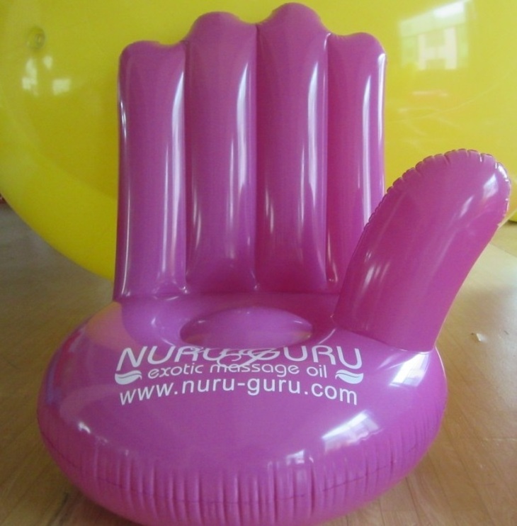 Inflatable customized sofa ,inflatable hand shape sofa chair