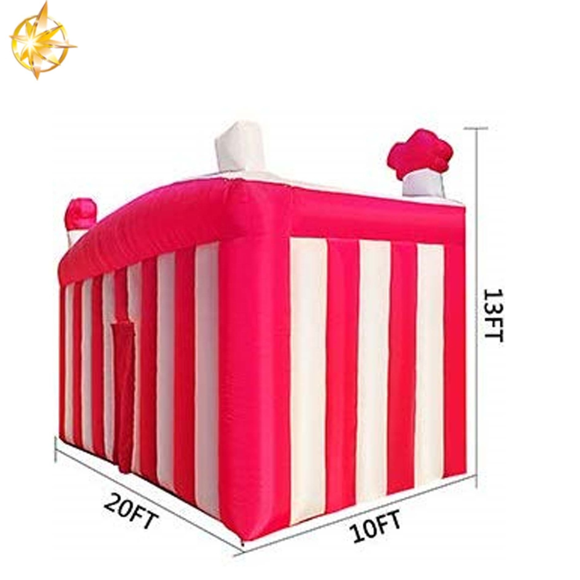 Commercial Inflatable Concession Stand with Curtains Food Drink Tent Booth