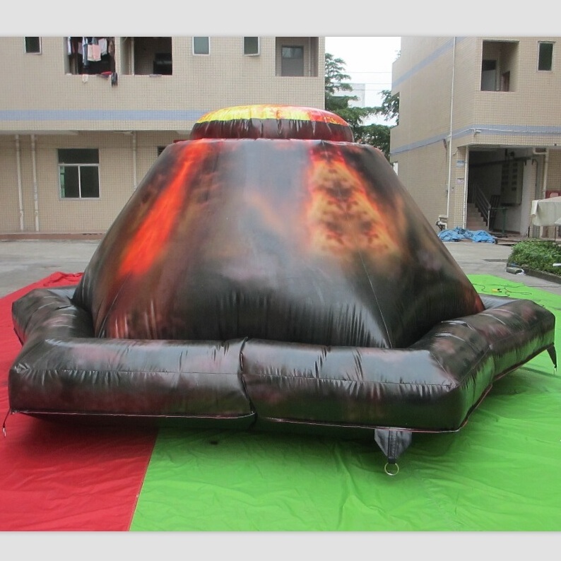 China supplier custom made big inflatable volcano model with competitive price