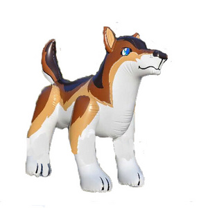 big outdoor children's inflatable toy wolf can ride