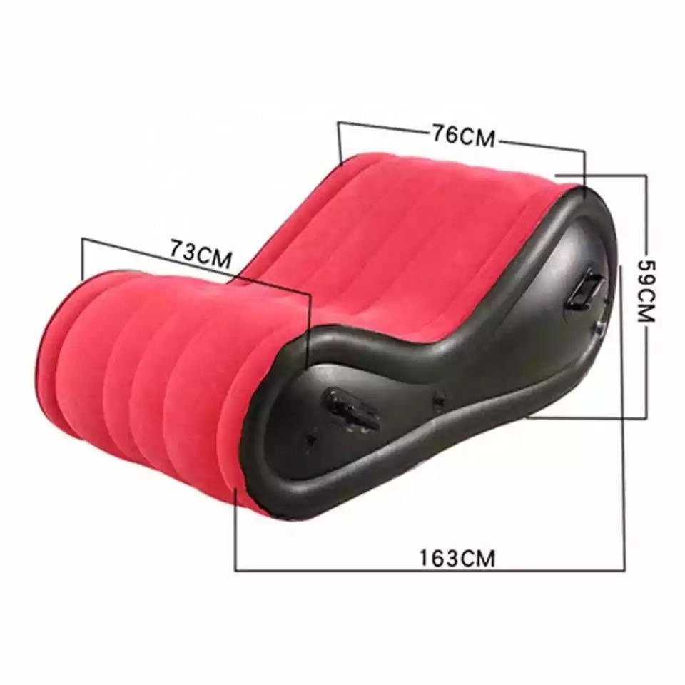 2022 simple factory custom red sexy inflatable sofa