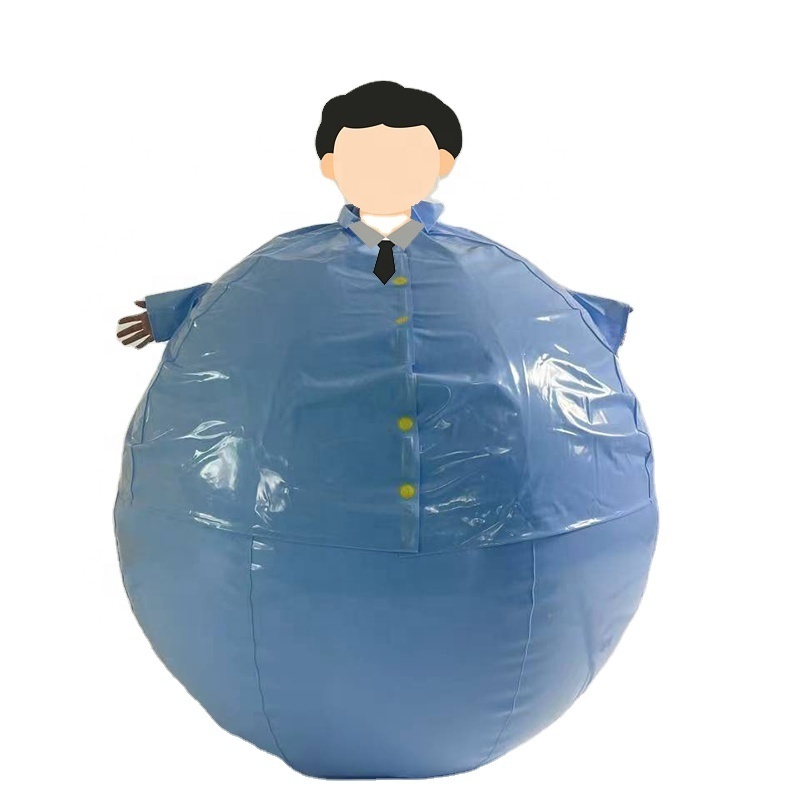 Customized Size Funny Inflatable PVC Ball Suit Game Role Playing Inflatable Blueberry Suit