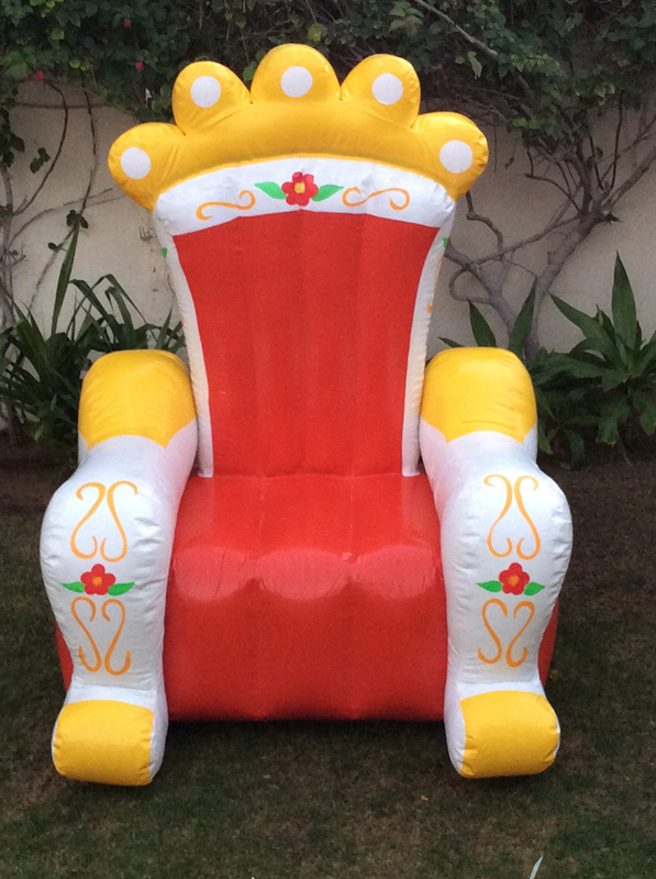 Custom inflatable king throne inflatable throne inflatable chair for party