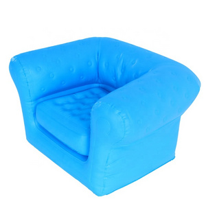 2022 new style PVC pink inflatable armchair inflatable lounger chair inflatable fabric sofa for children bath outdoor indoor