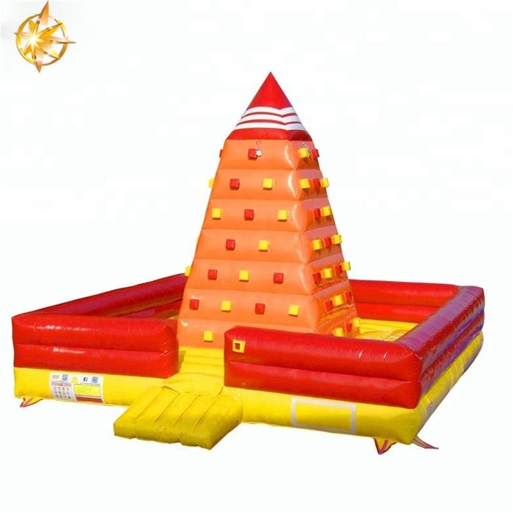 2022 Inflatable climbing wall adults use inflatable rock walls to float