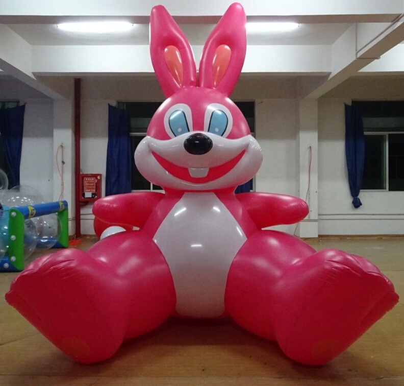 3.5 meters height big inflatable rabbit for outdoor advertising