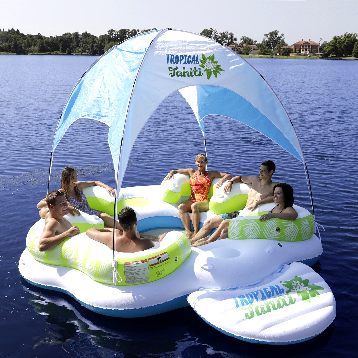 Sun Pleasure Tahiti Floating Canopy Island-Pump NOT INCLUDED