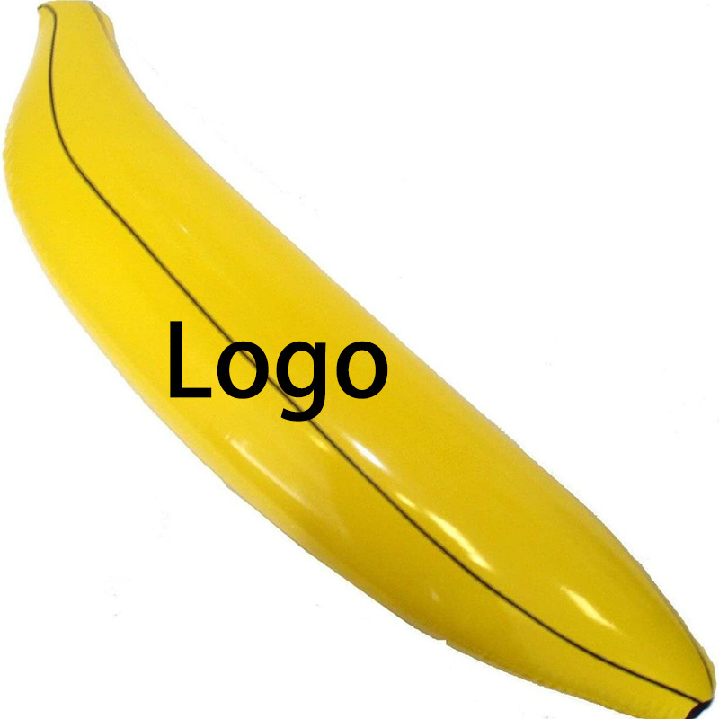 Giant Inflatable 3D Plastic Banana Fruit Balloon Customized Logo Inflatable PVC Advertising Toy