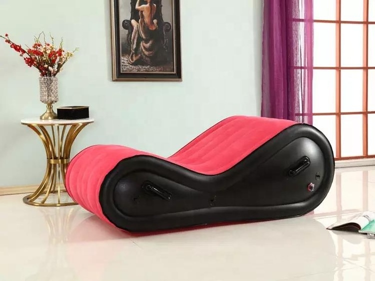 2022 simple factory custom red sexy inflatable sofa