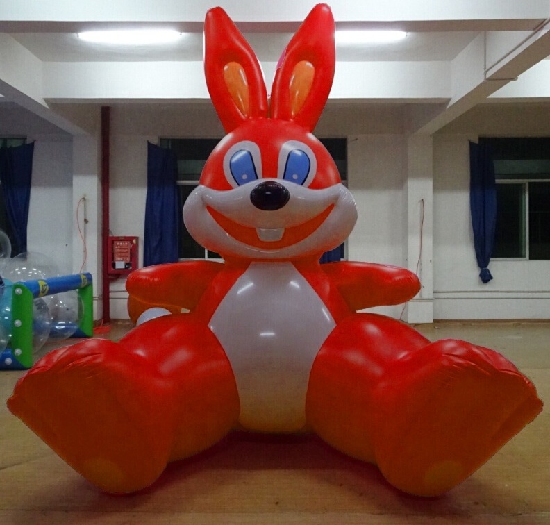 3.5 meters height big inflatable rabbit for outdoor advertising