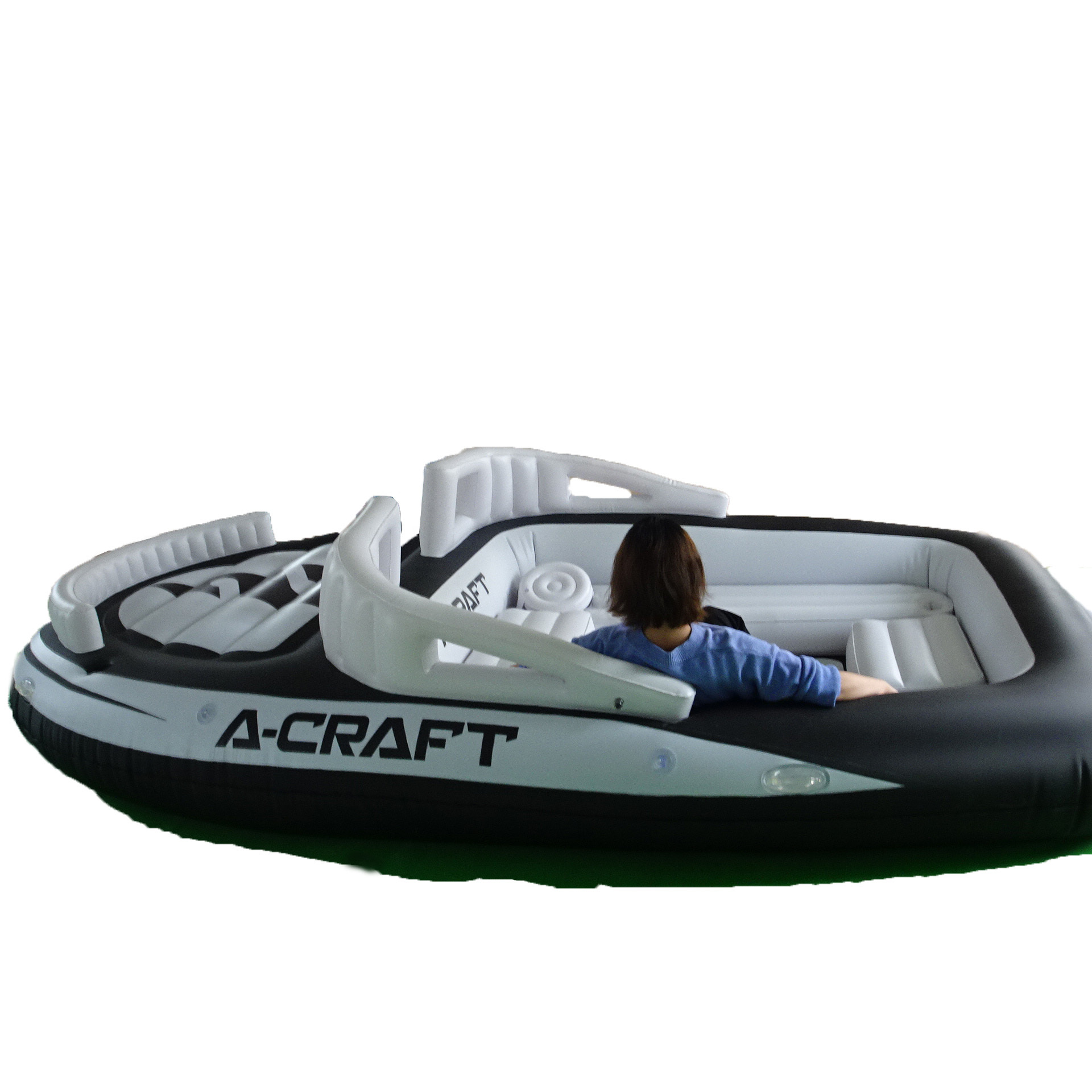 Capacity 6 Person Inflatable Raft Pool Ocean Floating Island Inflatable boat