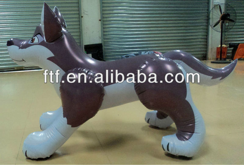 big outdoor children's inflatable toy wolf can ride