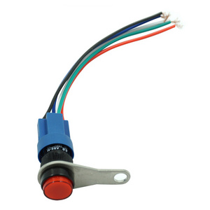 Motorcycle Switches Headlight Fog Light Switch ON OFF Button With Wire Harness LED Light