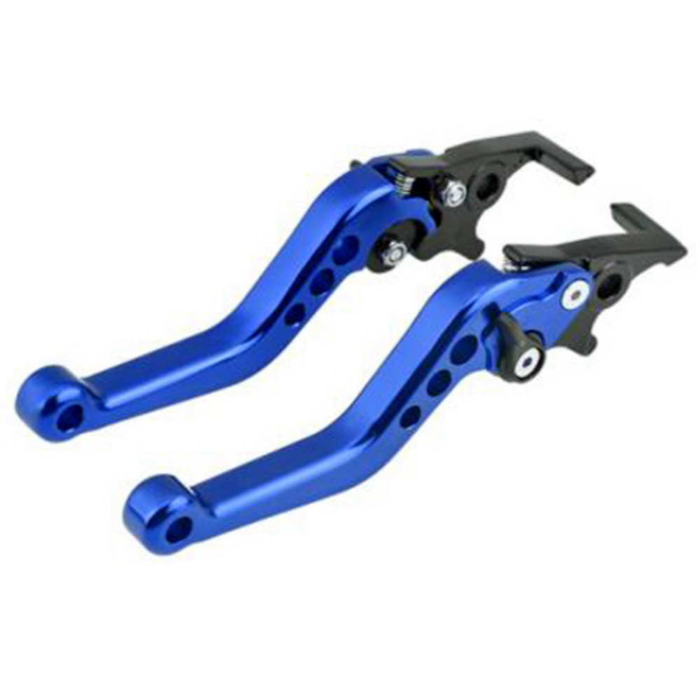 Motorcycle CNC Adjustable Brake Levers ATV Front Rear Double Discbrake Clutch Lever For Yamaha